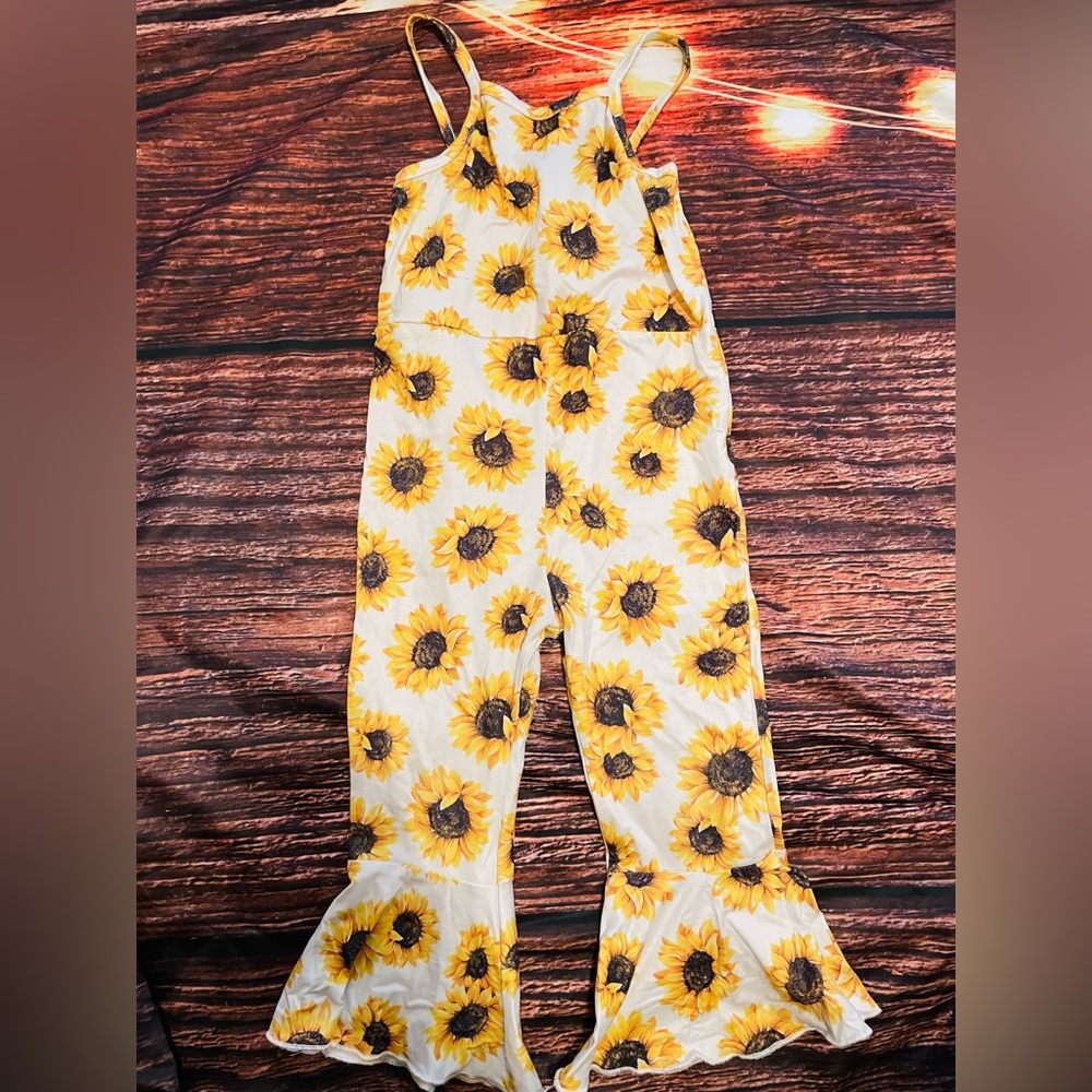 Sunflower toddler jumpsuit